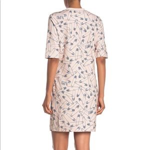 Love Moschino safety pin T-shirt dress